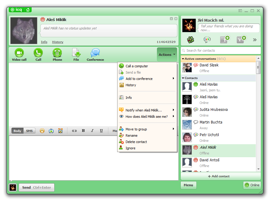 icq search and recovery complaints