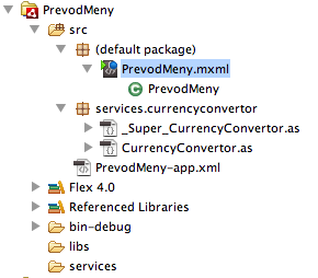 Flex 4 webservices