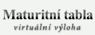 Maturitní tabla - virtuální výloha