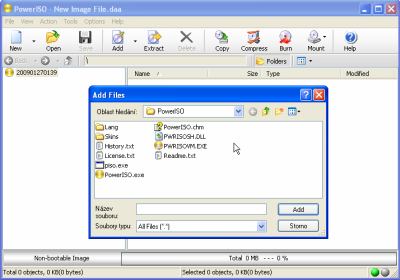 Tvorba image souboru 