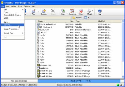 Tvorba image souboru