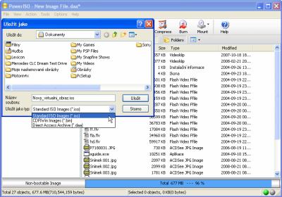 Tvorba image souboru