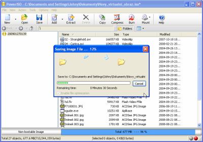 Tvorba image souboru
