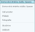 Možnosti Spaces