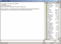 Direct Connect ++ okno s huby