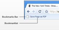 Save Page as PDF