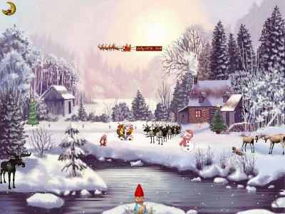 Christmas Adventure screensaver