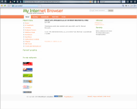My Internet Browser - okno prohlížeče
