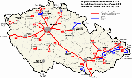 mapa mýtného k 1.6. 2011