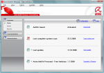 Avira AntiVir - úvodní obrazovka