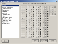 AllChars - databanka