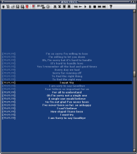 Minilyrics - editor