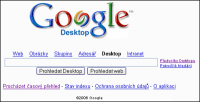 Google Desktop - okno