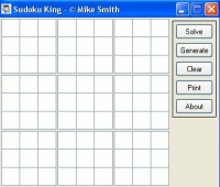 Sudoku - hlavní okno