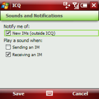 ICQ for Windows Mobile