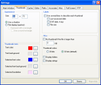 Konvertor - nastavení