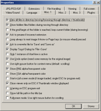 IrfanView - nastavení