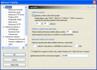 Filezilla - nastavení 1