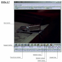 DVDx - hlavní plocha