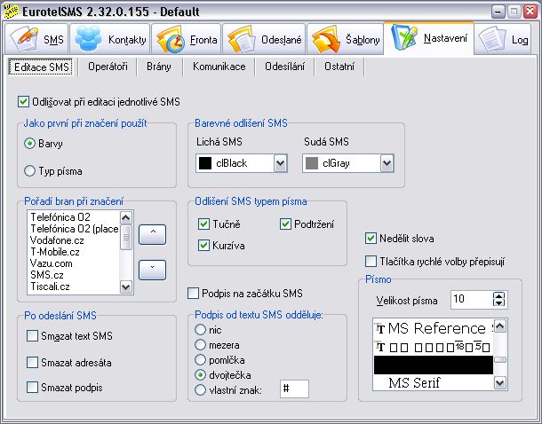 EurotelSMS - placené SMS