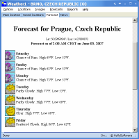 Weather1 - předpověd