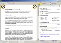 ABBYY PDF Transformer - převádění