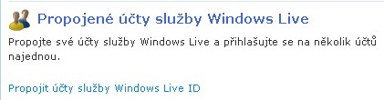Propojení účtů