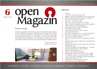 Přebal knihy openMagazin červen 2010