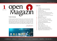 Přebal knihy openMagazin leden 2010