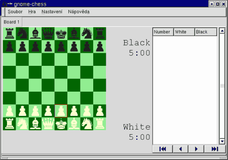 Screenshot GNOME Chess