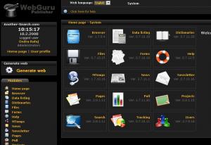 WebGuru Publisher CMS - Domovsk� str�nka administrace
