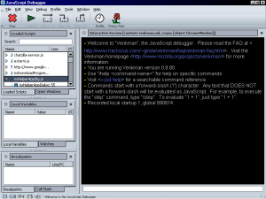 Navigator - Venkman, JavaScript Debugger