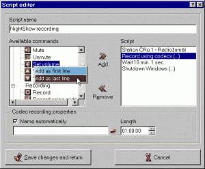 Editor script�