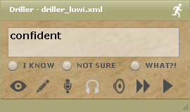 Driller Vocabulary