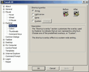 Tweak UI - XP PowerToys 2.1