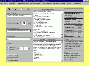 Recipe Calc