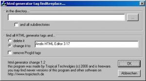HTML Generator Change