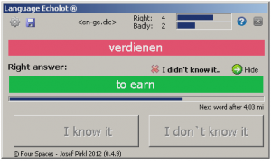 Language Echolot