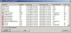 Avira UnErase Personal
