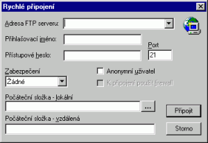Rychl� p�ipojen�