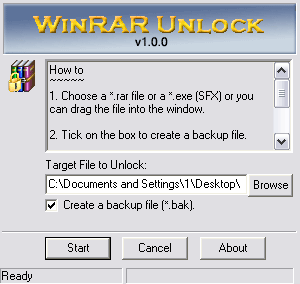Winrar Unlock