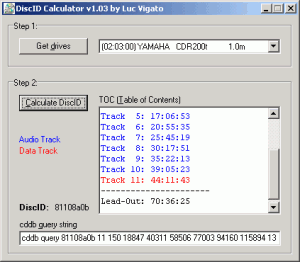 DiscID Calculator