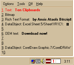 Ten Clipboards