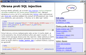 PHP triky