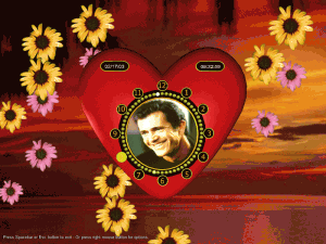 3D Love Clock