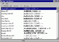 Font Glancer