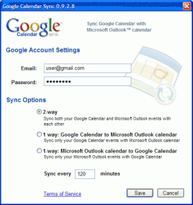 Google Calendar Sync