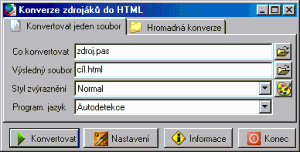 Zdroj�ky do HTML