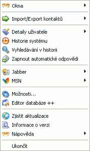 Hlavn� nab�dka
