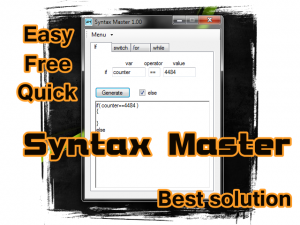 Syntax Master